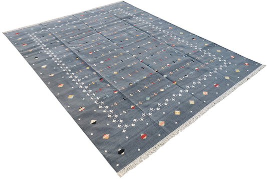 Modern Handmade Cotton Shooting Star Rug