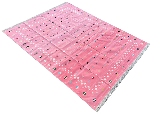 Modern Handmade Cotton Shooting Star Rug