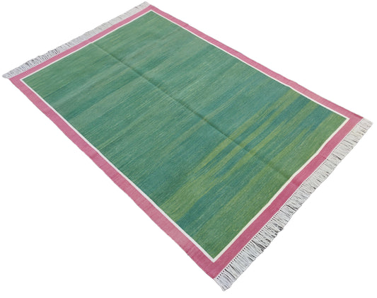 Modern Handmade Cotton Solid/ Empty Field Rug