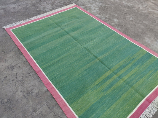 Modern Handmade Cotton Solid/ Empty Field Rug