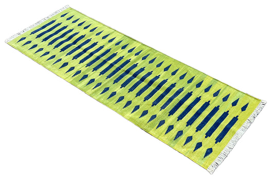 Modern Handmade Cotton Striped Runner