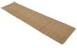 Modern Handmade New Zealand Wool Solid Beige Runner Dhurrie Rug - 6807