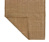 Modern Handmade New Zealand Wool Solid Beige Runner Dhurrie Rug - 6807