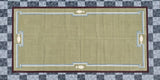 Modern Handmade Cotton Olive Green, Cream And Wine Color Fish Pattern Runner-6847