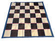 Modern Handmade Cotton Rug, 8'x8' Cream, Brown And Pink Checker Board Rug-6822