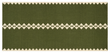 Modern Handmade New Zealand Wool Olive Green And Cream Diamond Runner-6841