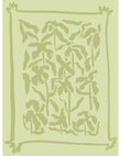 Custom New Zealand Wool Cream And Green Geometric Rug for Isabel Moura in a Size 200x270cm
