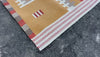 Modern Handmade Cotton Flat Weave Mustard Geometric Marianne Rug-6468