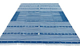 Modern Handmade Cotton Striped Rug