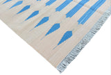 Modern Handmade Cotton Striped Rug