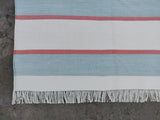 Modern Handmade Cotton Striped Rug