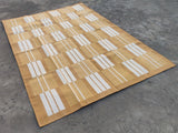 Modern Handmade Cotton Striped Rug