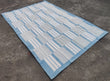 Modern Handmade Cotton Striped Rug