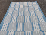 Modern Handmade Cotton Striped Rug