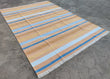 Modern Handmade Cotton Striped Rug