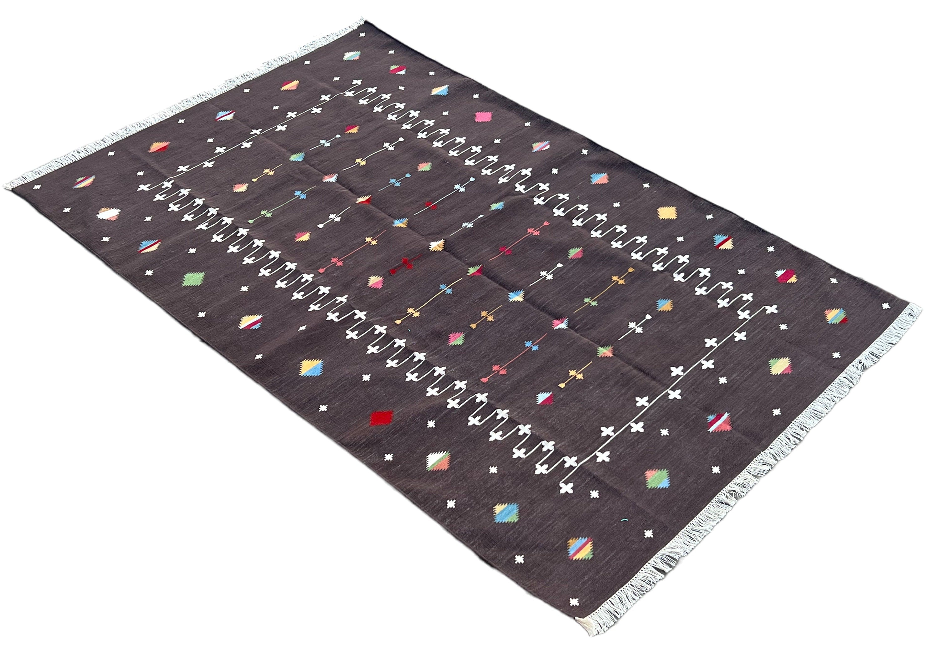 Modern Handmade Cotton Shooting Star Rug