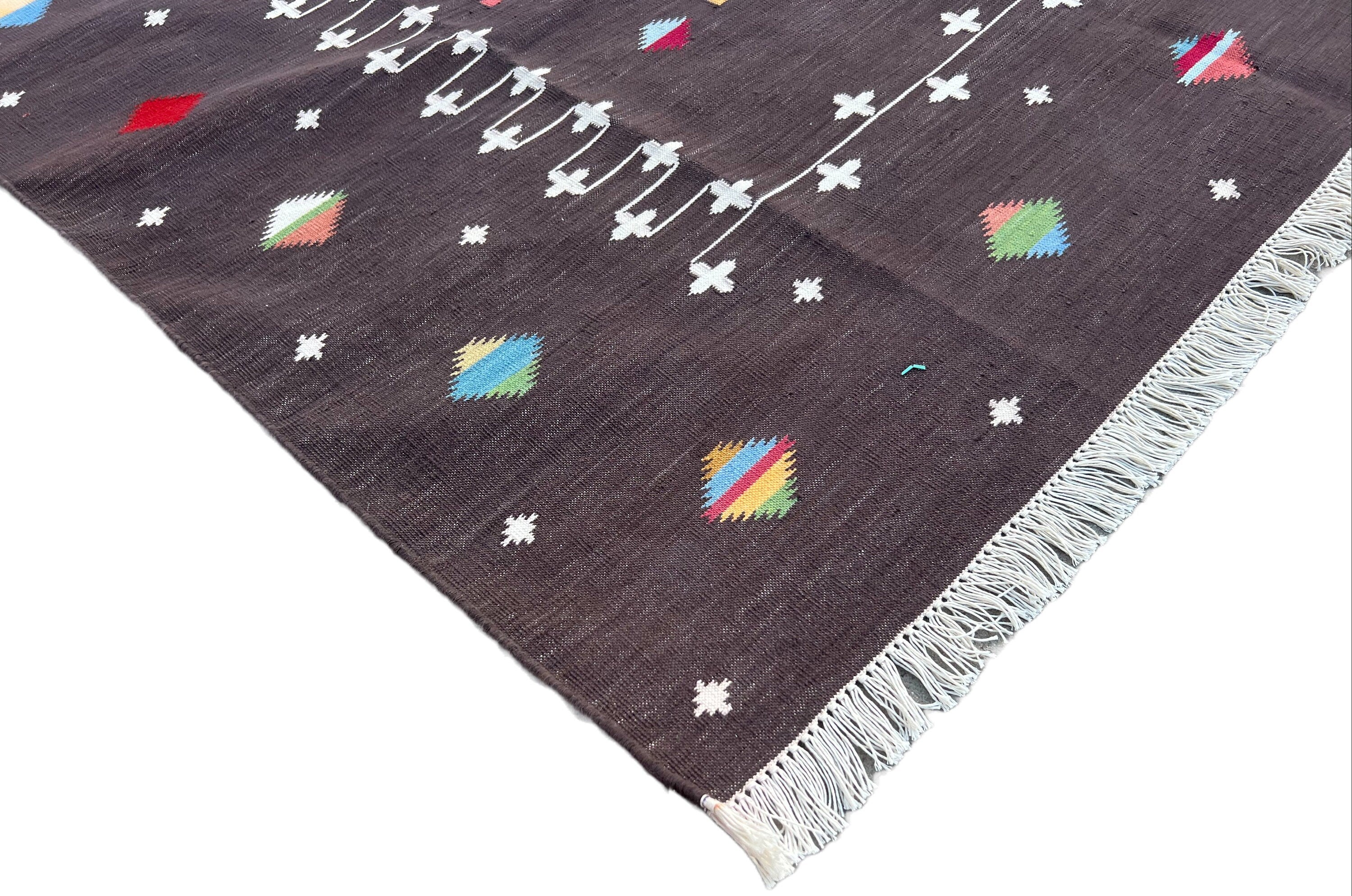 Modern Handmade Cotton Shooting Star Rug