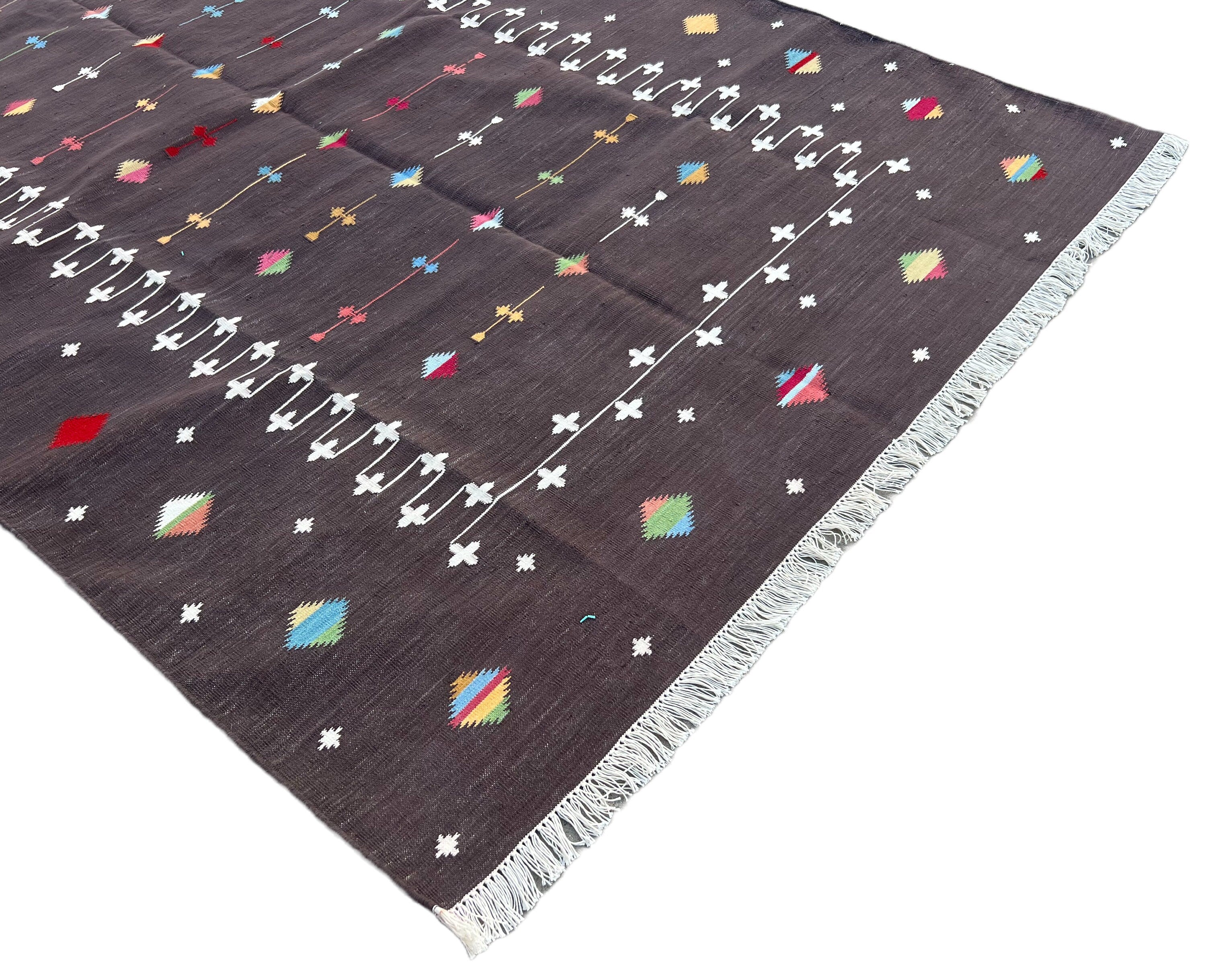 Modern Handmade Cotton Shooting Star Rug