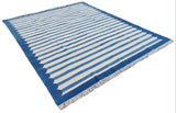 Modern Handmade Cotton Striped Rug