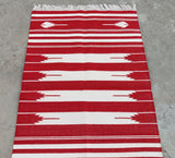 Modern Handmade Cotton Striped Rug