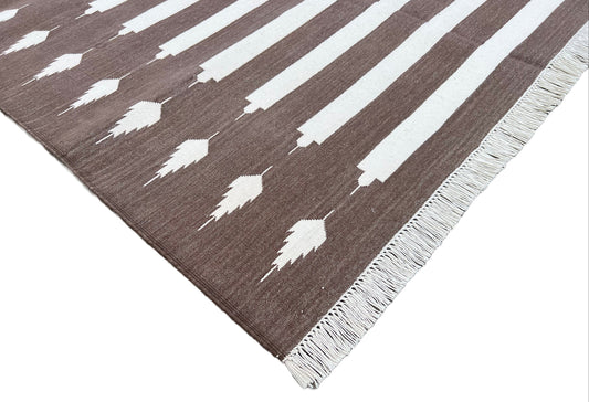 Modern Handmade Cotton Striped Rug