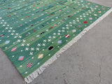 Modern Handmade Cotton Shooting Star Rug