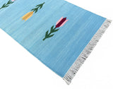 Modern Handmade Cotton Runner Rug