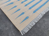 Modern Handmade Cotton Striped Rug