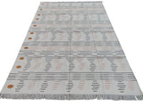 Modern Handmade Cotton Striped Rug