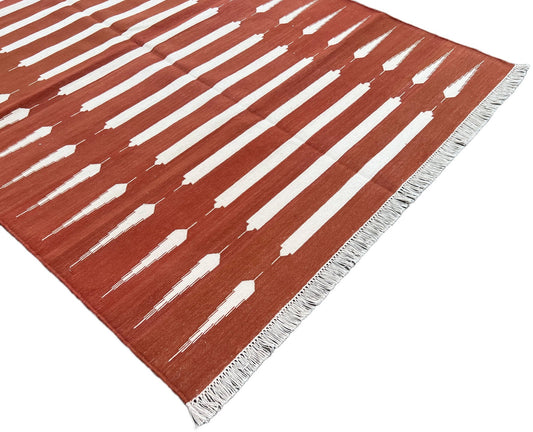 Modern Handmade Cotton Striped Rug