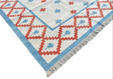 Modern Handmade Cotton Geometric/ Star Rug