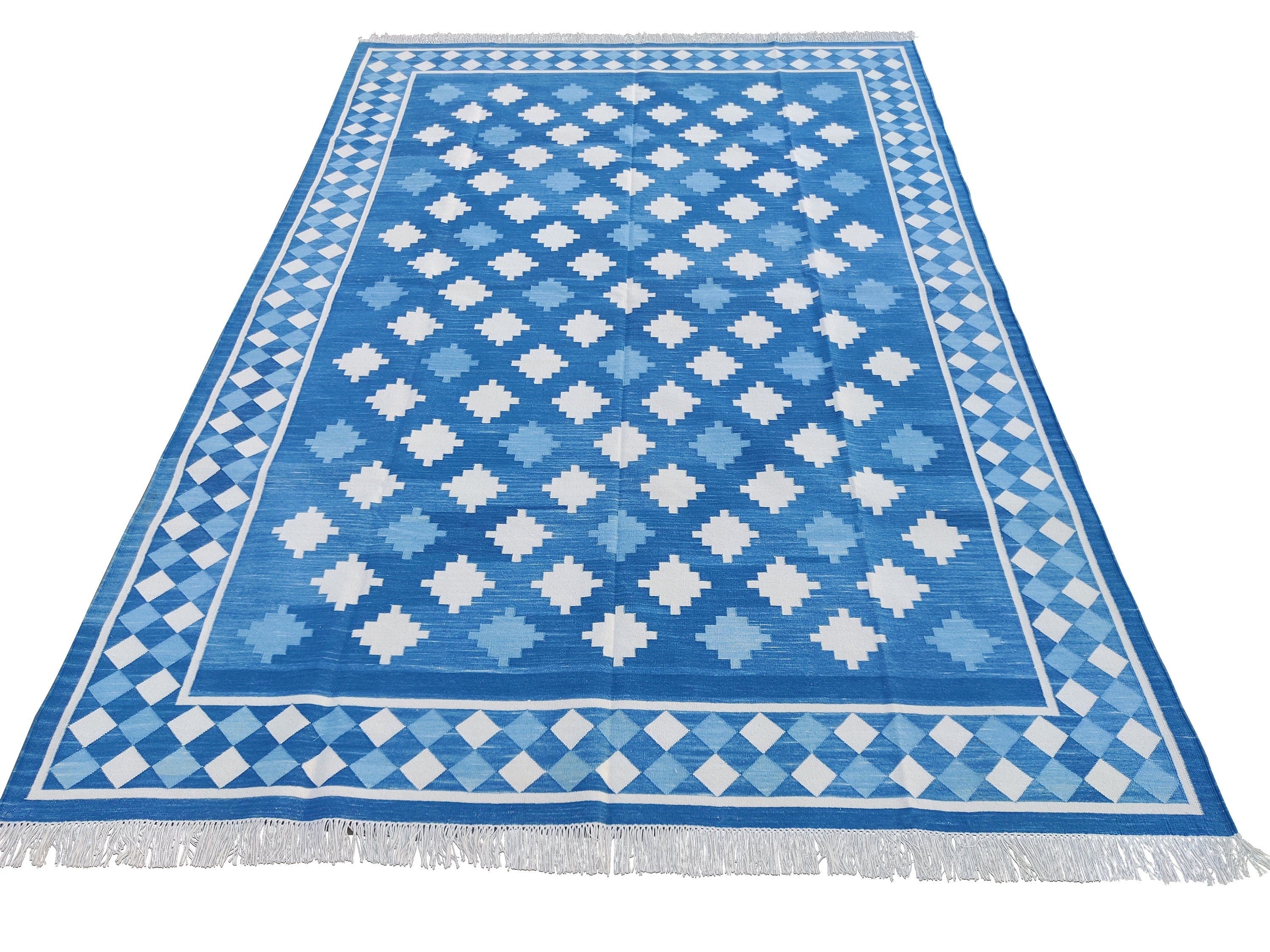 Made Star Rug Modern Handmade Cotton Geometric/ Star Rug – Mohini Creations- Online Store