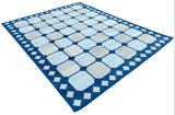 Modern Handmade Cotton Geometric Rug