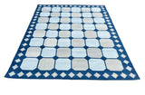 Modern Handmade Cotton Geometric Rug