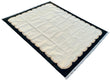 Modern Handmade Cotton Scalloped Rug