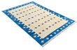 Modern Handmade Cotton Diamond/ Star Rug