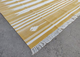 Modern Handmade Cotton Striped Rug