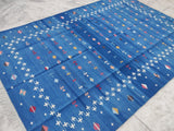 Modern Handmade Cotton Shooting Star Rug